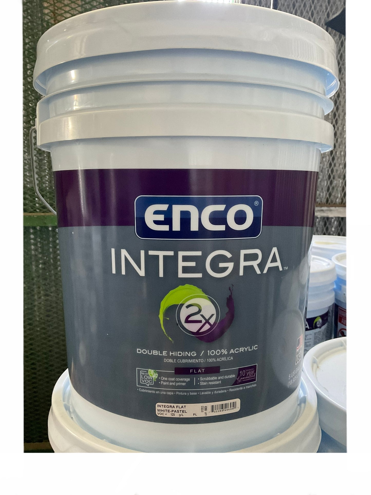 Pintura 100% Acrílica Flat Blanca y Primer